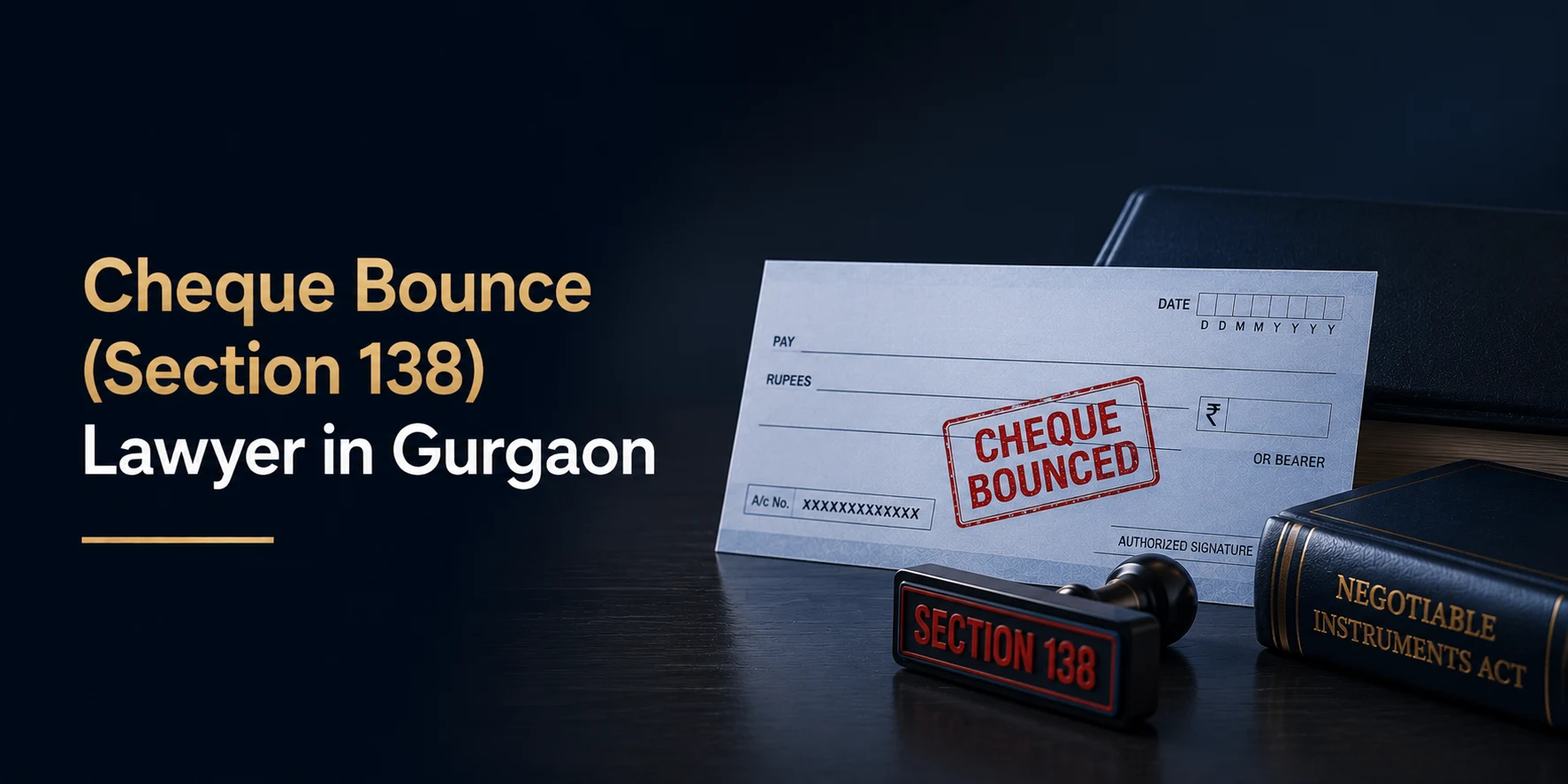 Cheque Bounce (Section 138) Lawyer in Gurgaon