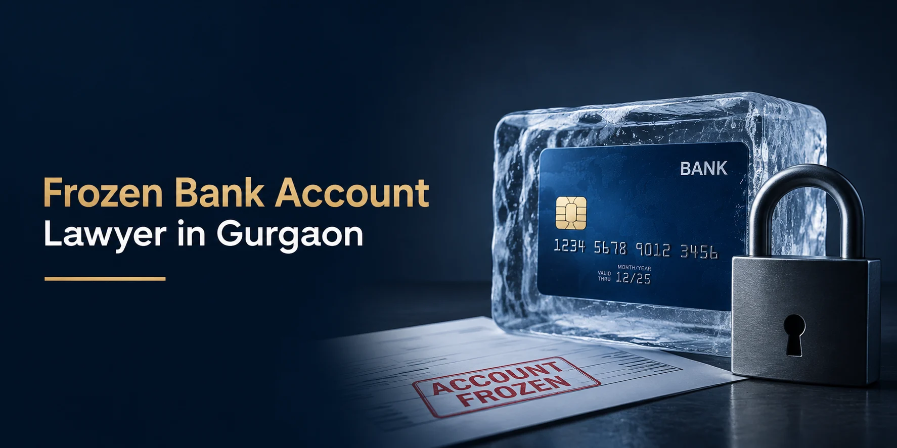 Frozen Bank Account Lawyer in Gurgaon